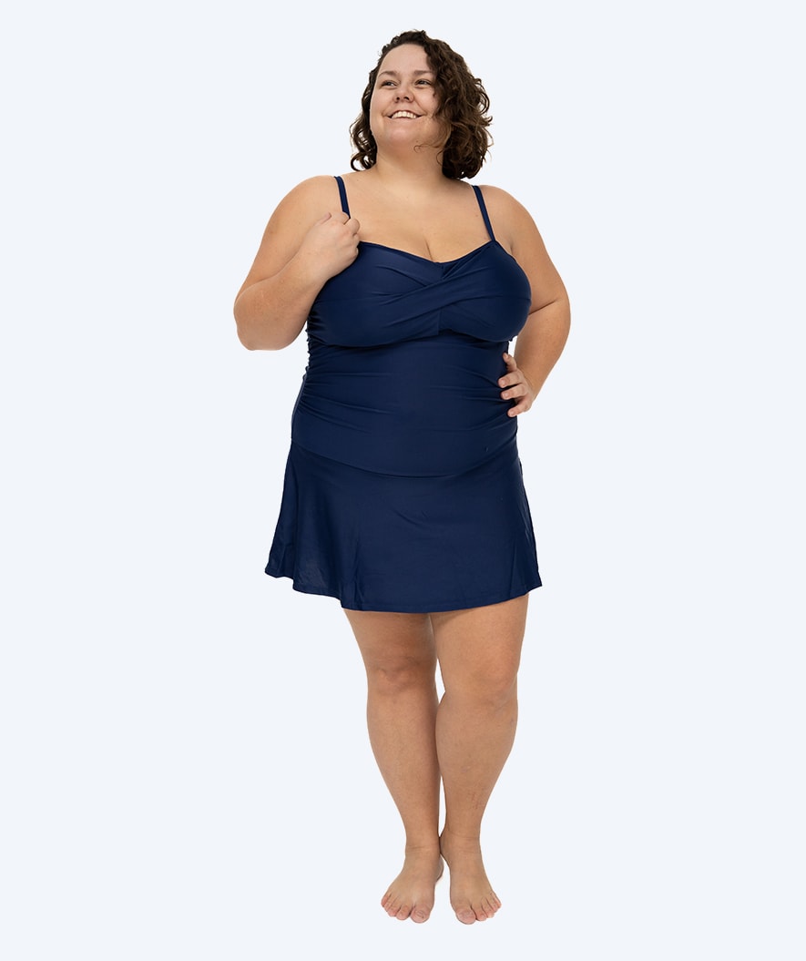 Watery dames badpak met jurk - Lana - Donkerblauw