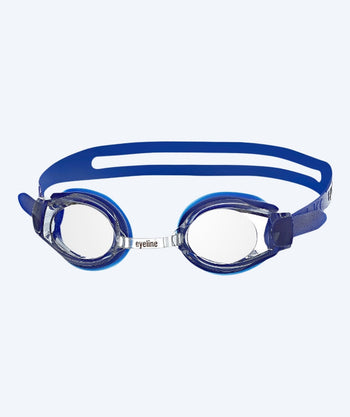 Eyeline bijziende zwembril op sterkte - (-1.5) tot (-10.0) - Donkerblauw