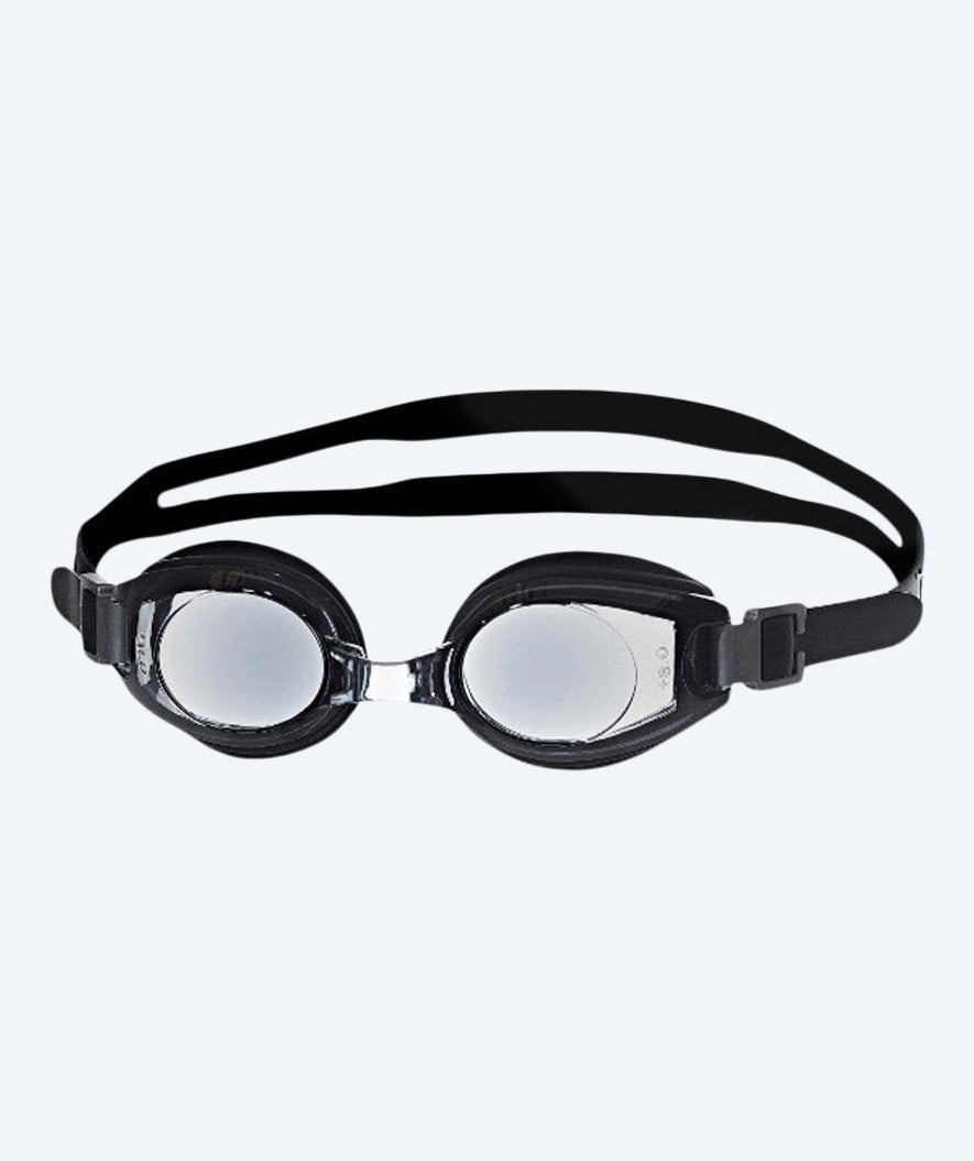 Primotec kind bijziende zwembril - (-1.5) to (-6.0) - Zwart (Smoke glas)
