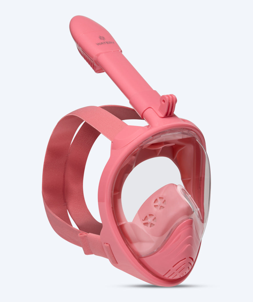 Watery kind snorkelmasker - Oxygen - Atlantic Roze