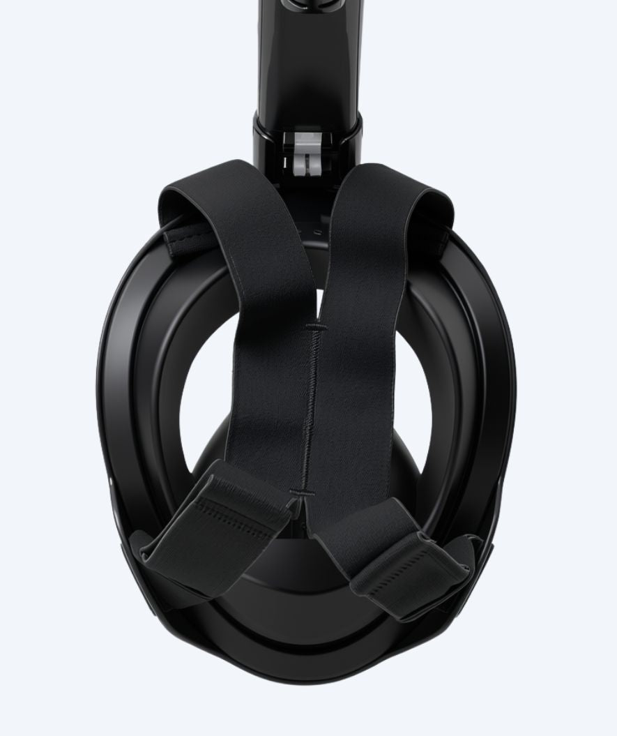 Watery volwassenen snorkelmasker - Oxygen - Zwart