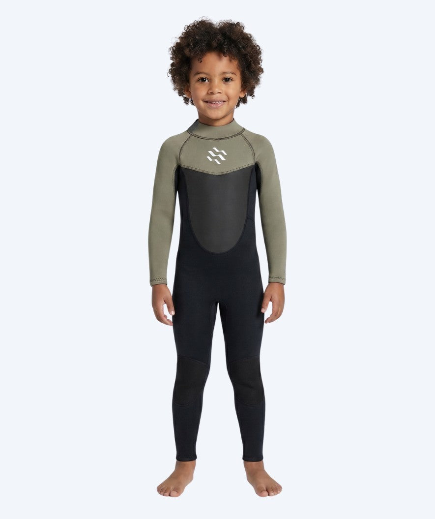 Watery kind wetsuit - Gecko (3mm) - Dust Groen