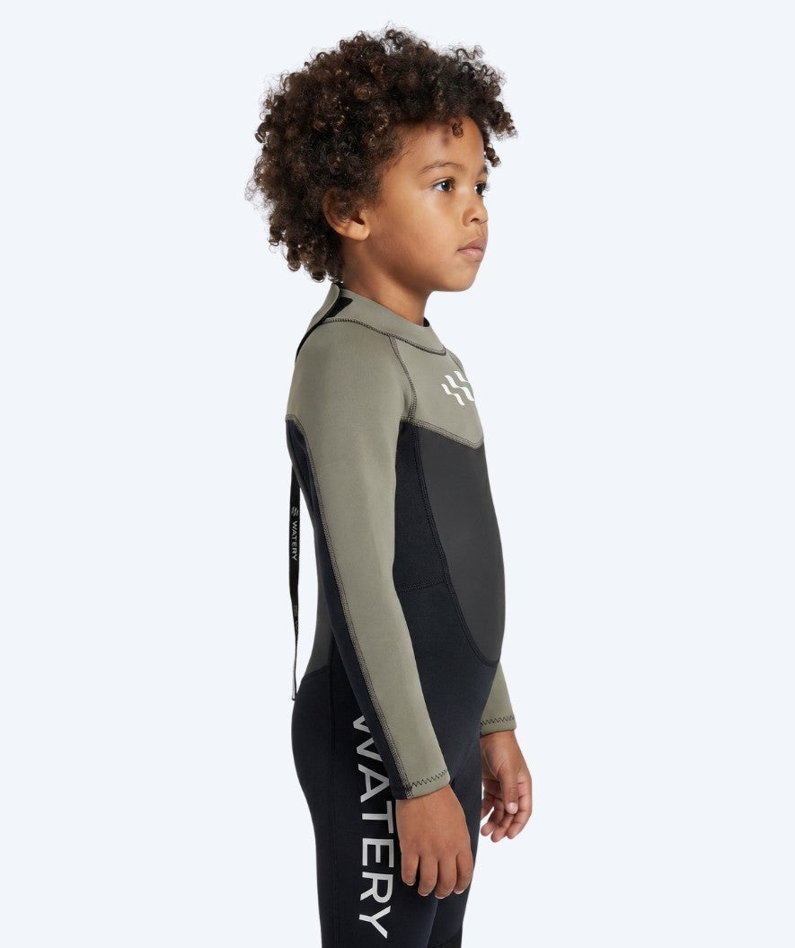 Watery kind wetsuit - Gecko (3mm) - Dust Groen