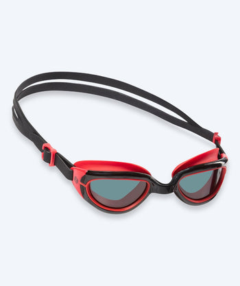 Watery kind zwembril - Wade Active - Zwart/rood (Smoke lens)