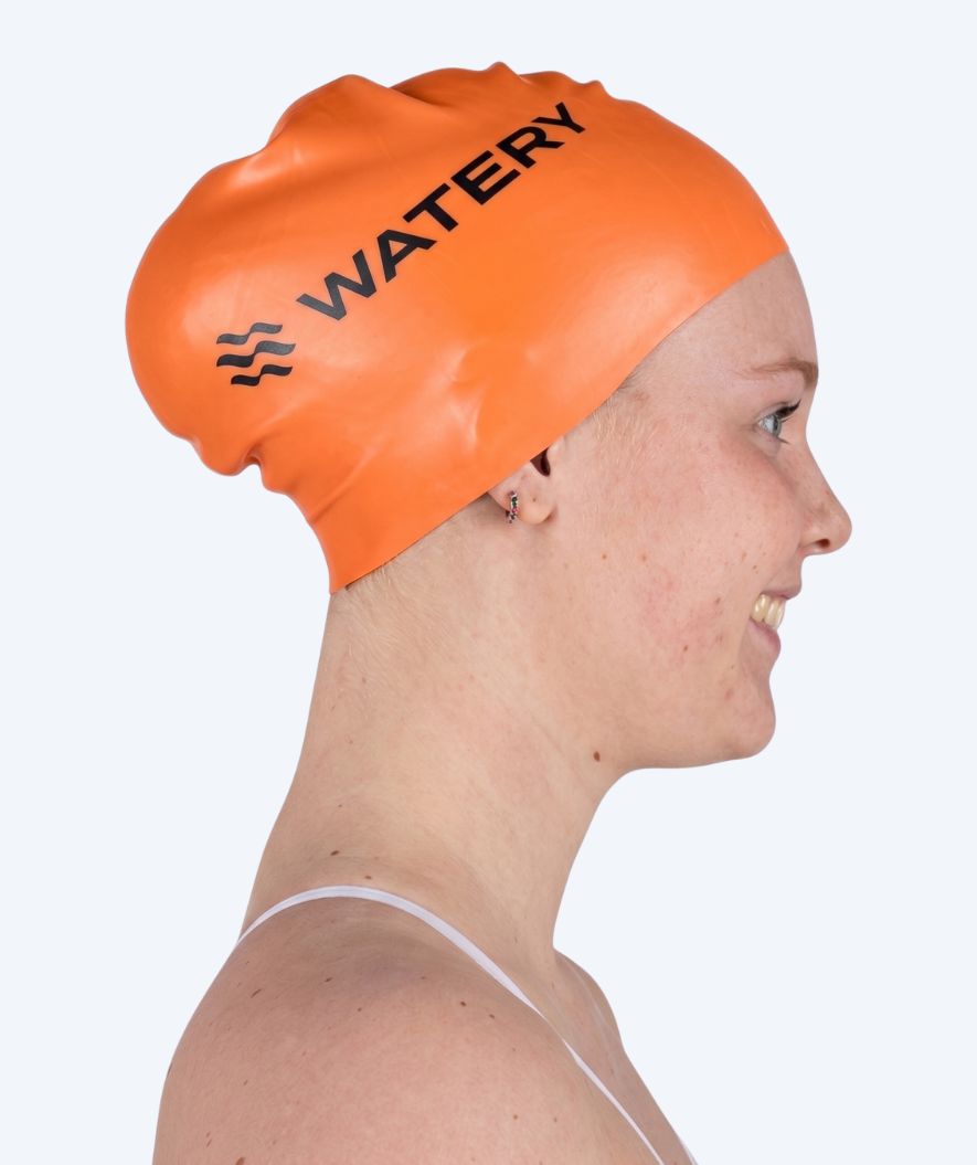 Watery lang haar badmuts - Signature - Oranje