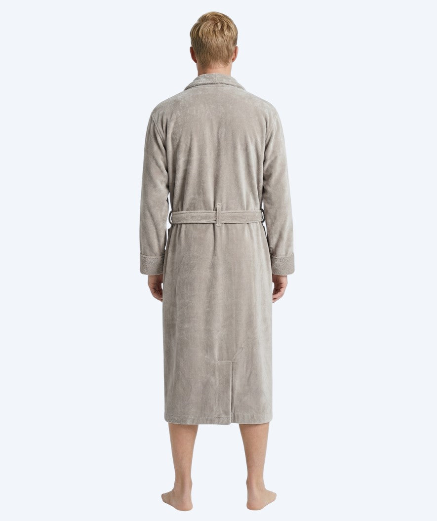 Watery heren badjas - Mariana - Grijs