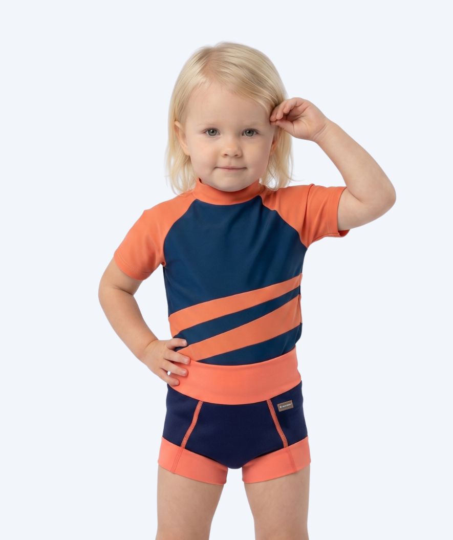 Watery kind zwemluier - Neoprene Swim Nappy - Atlantic Oranje