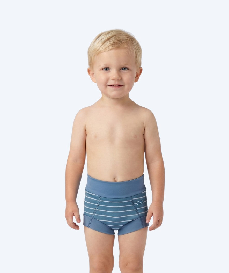 Watery kind zwemluier - Neoprene Swim Nappy - Nordic Blue Stripes