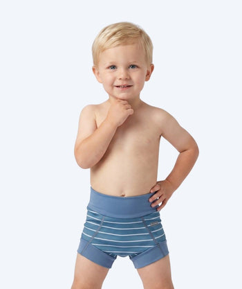 Watery kind zwemluier - Neoprene Swim Nappy - Nordic Blue Stripes