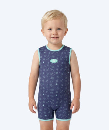 Watery kind wetsuit - Baia Wrap - Atlantic Turquoise