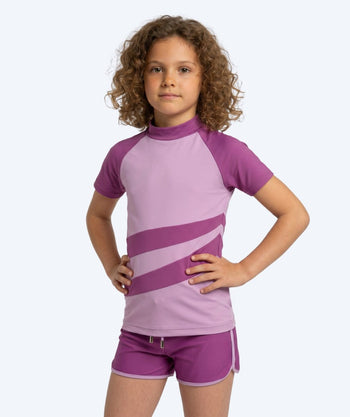 Watery kind UV-shirt - Manami Korte Mouw Rashguard - Atlantic Purple