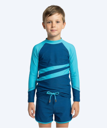Watery kind UV-shirt - Manami Lange Mouw Rashguard - Atlantic Blue