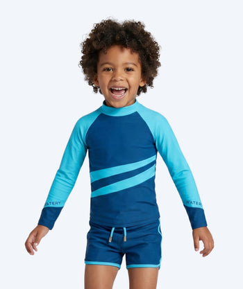 Watery kind UV-shirt - Manami Lange Mouw Rashguard - Atlantic Blue