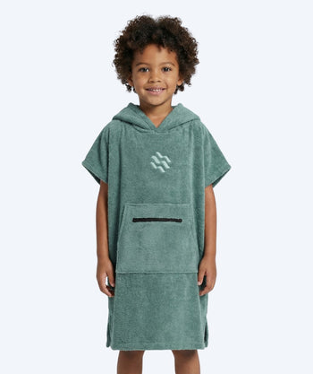 Watery kind badponcho (1-6) - Katoen - Forrest Green