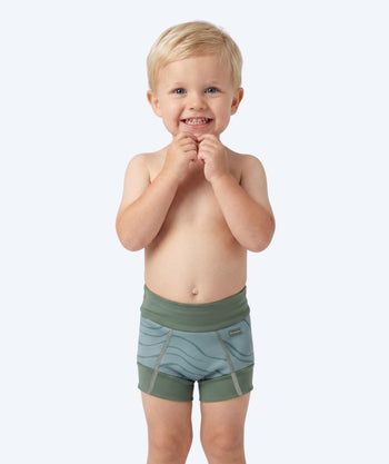 Watery kind zwemluier - Neoprene Swim Nappy - Fjord Green