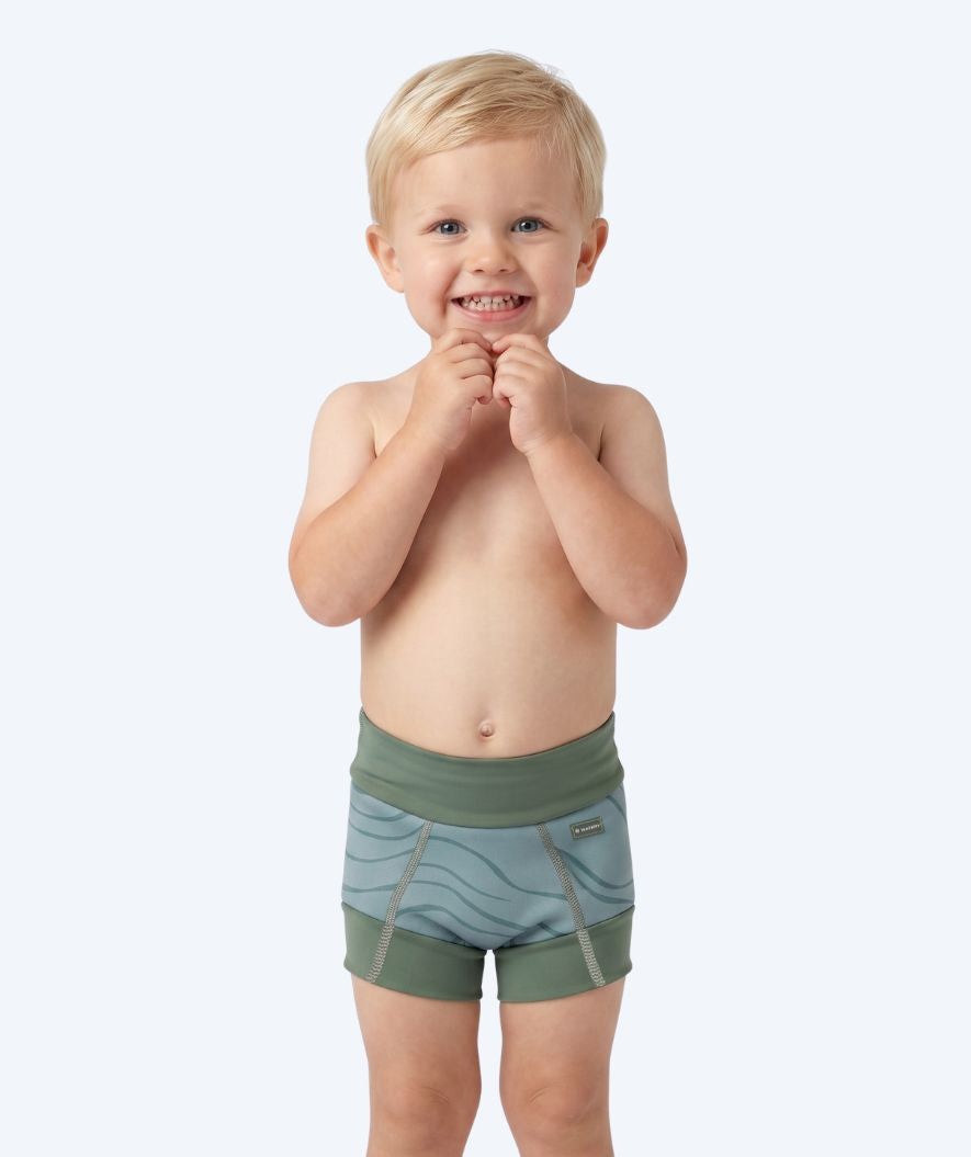 Watery kind zwemluier - Neoprene Swim Nappy - Fjord Green
