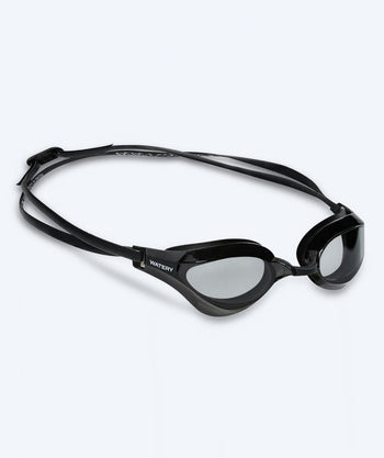 Watery Elite zwembril - Rattle Pro - Zwart/smoke