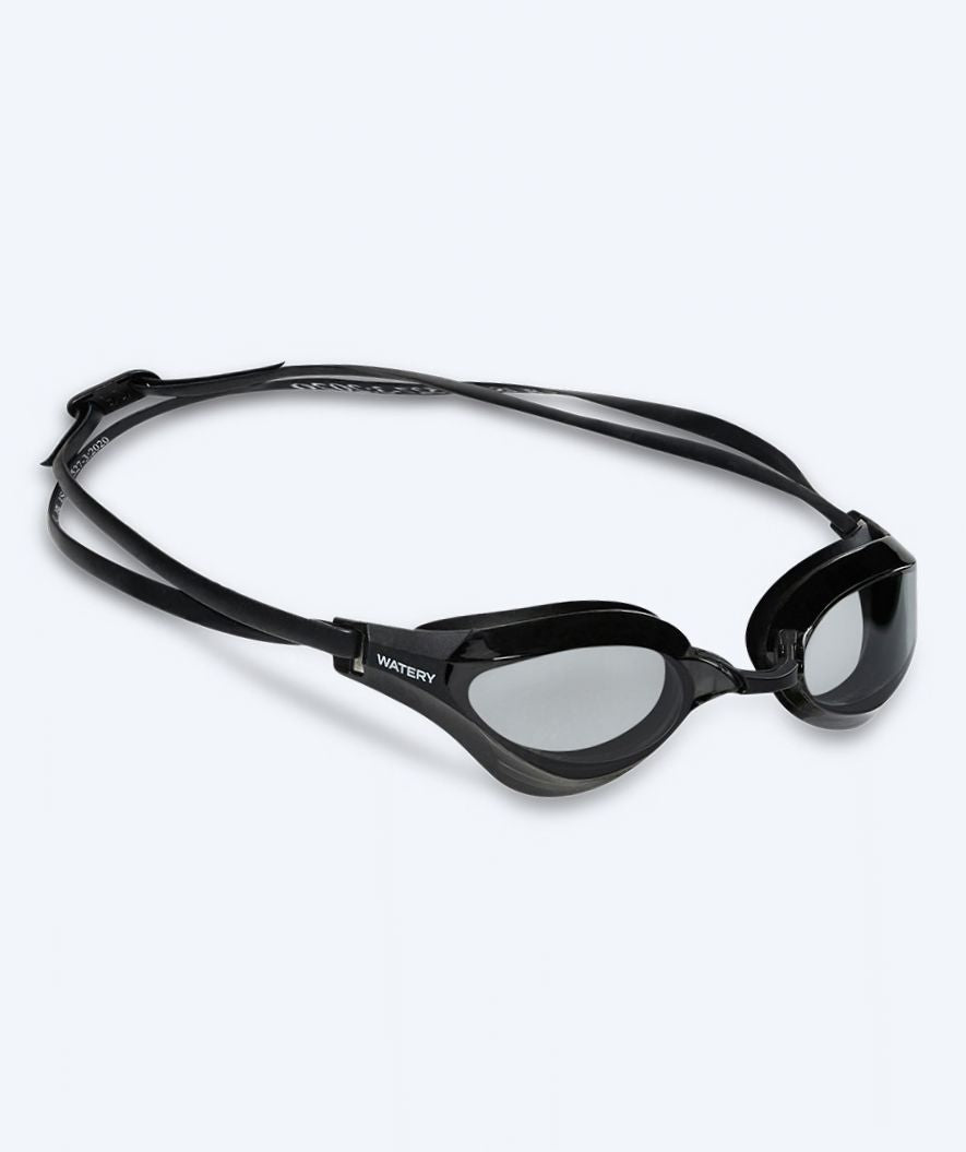 Watery Elite zwembril - Rattle Pro - Zwart/smoke