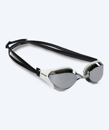 Watery Elite zwembril - Rattle Pro Mirror - Wit/grijs