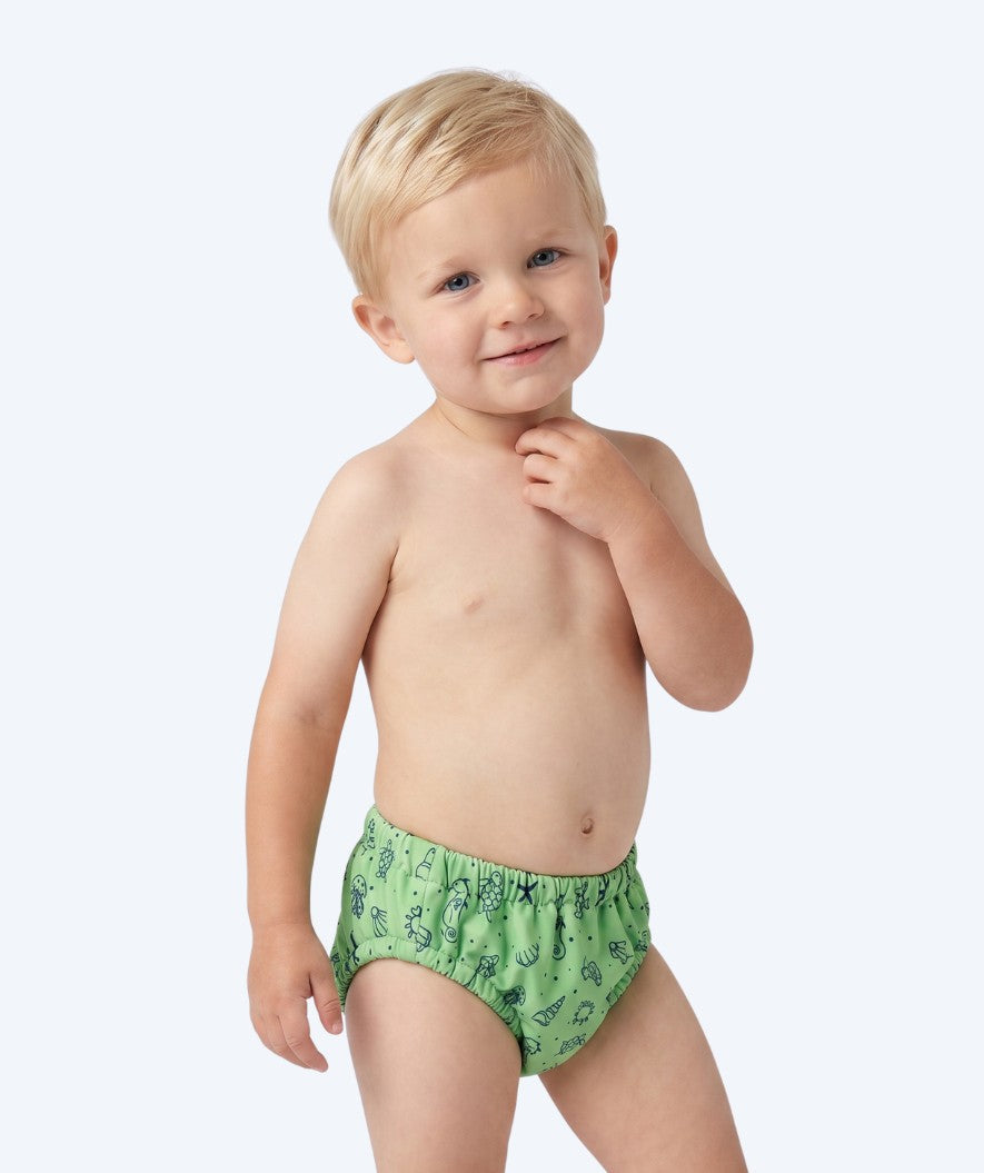 Watery kind zwemluier - Foss Lining Nappy - Atlantic Green
