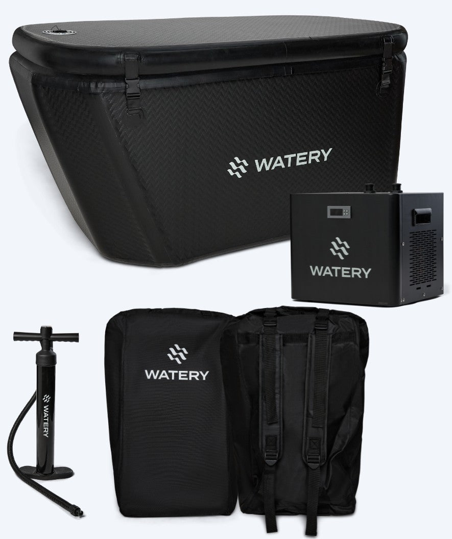Pakketdeal: Watery Ace opblaasbare ijsbad & waterkoeler