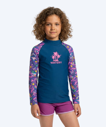 Watery kind UV-shirt - Osiris Lange Mouw Rashguard - Multi/donkerblauw
