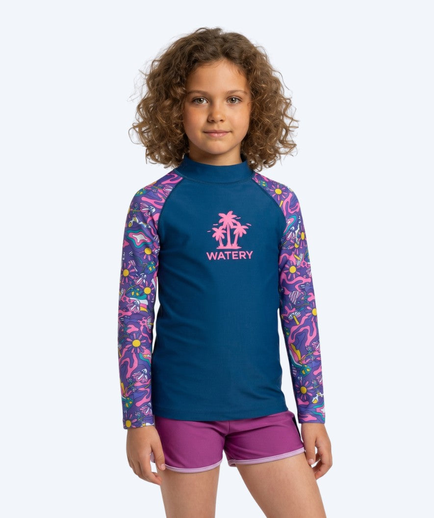 Watery kind UV-shirt - Osiris Lange Mouw Rashguard - Multi/donkerblauw