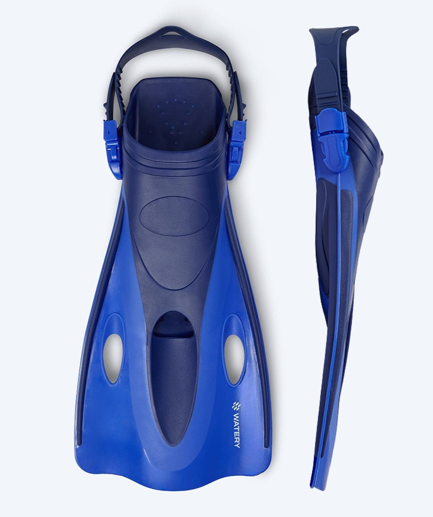 Watery volwassenen zwemvliezen - Launch - Blauw