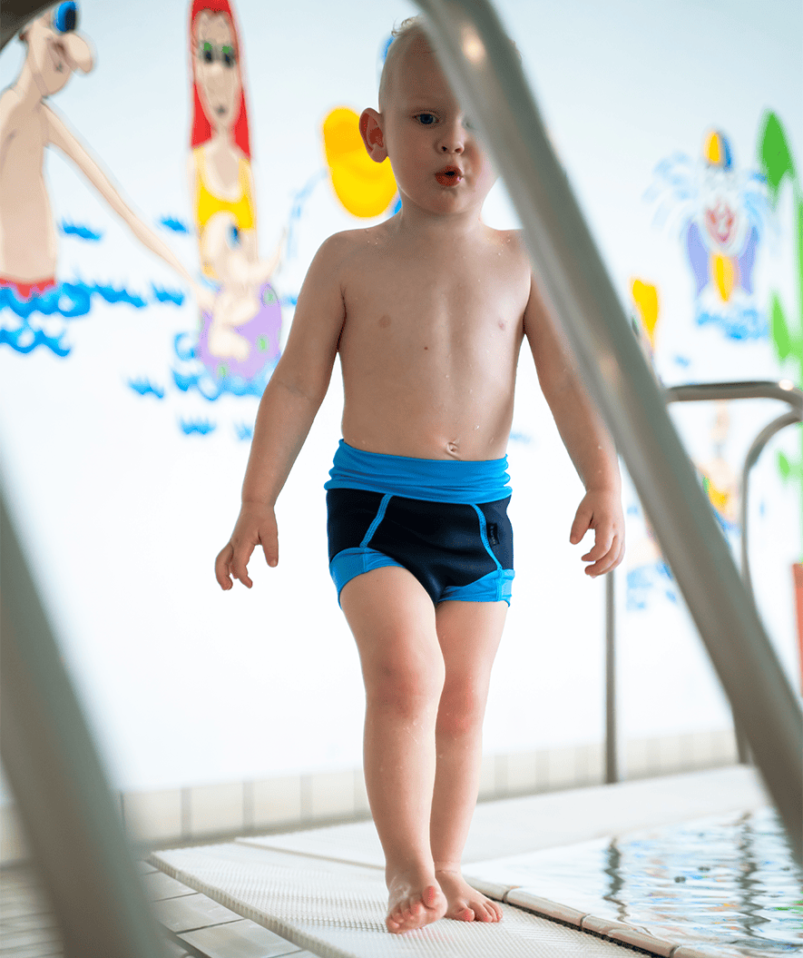 Watery zwemluiers - Neopreen Swim Nappy - Atlantisch Blauw