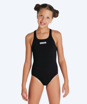 Arena meisjes badpak - Team Swim Pro Solid - Zwart