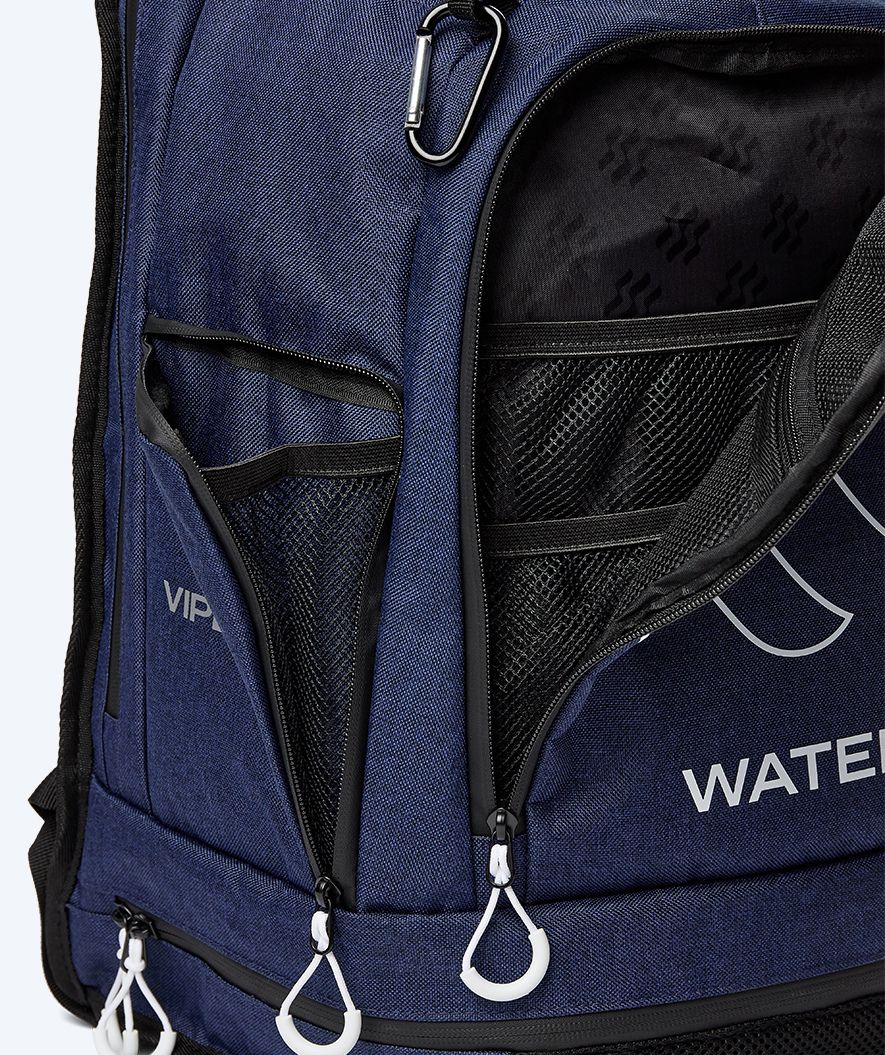 Watery zwemtas - Viper Elite 45L - Donkerblauw/wit