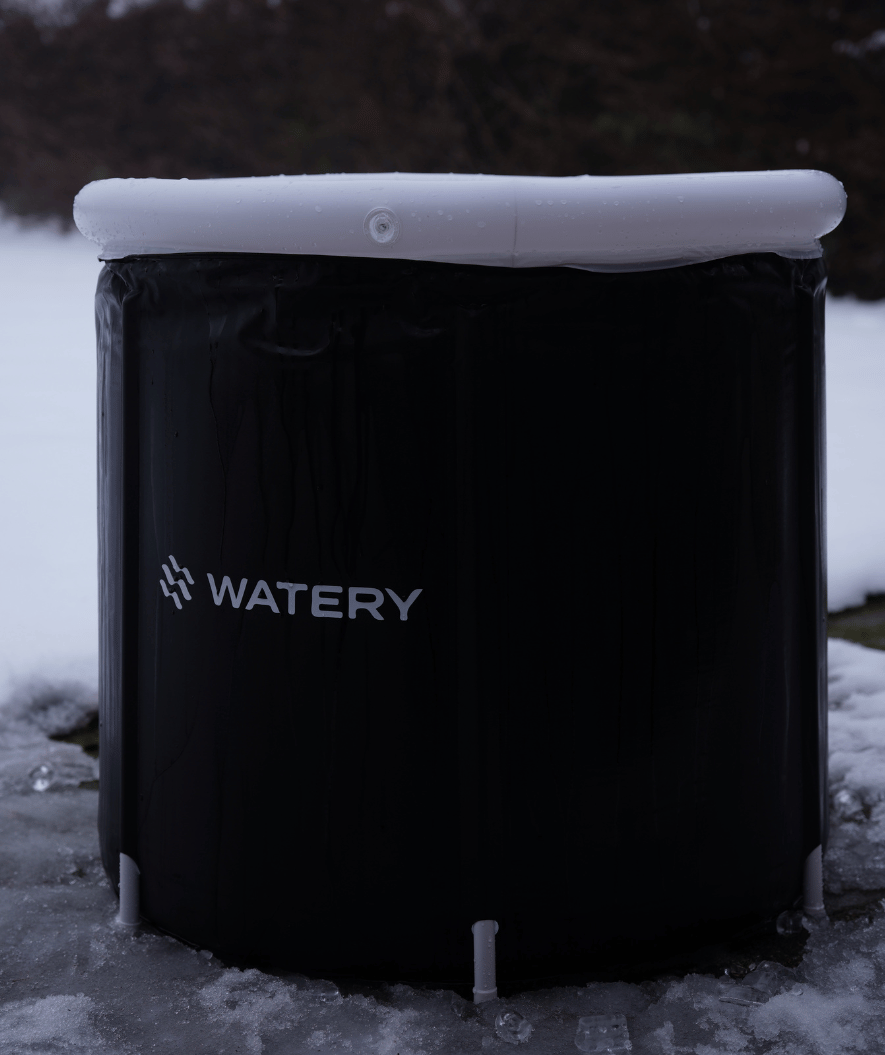 Watery opblaasbaar ijsbad - Hero - Zwart