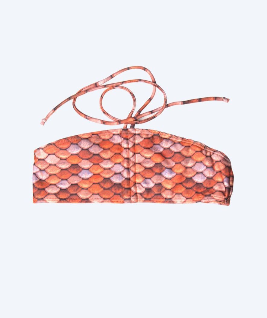 Kuaki Mermaids meisjes zeemeermin bikinitop - Oranje