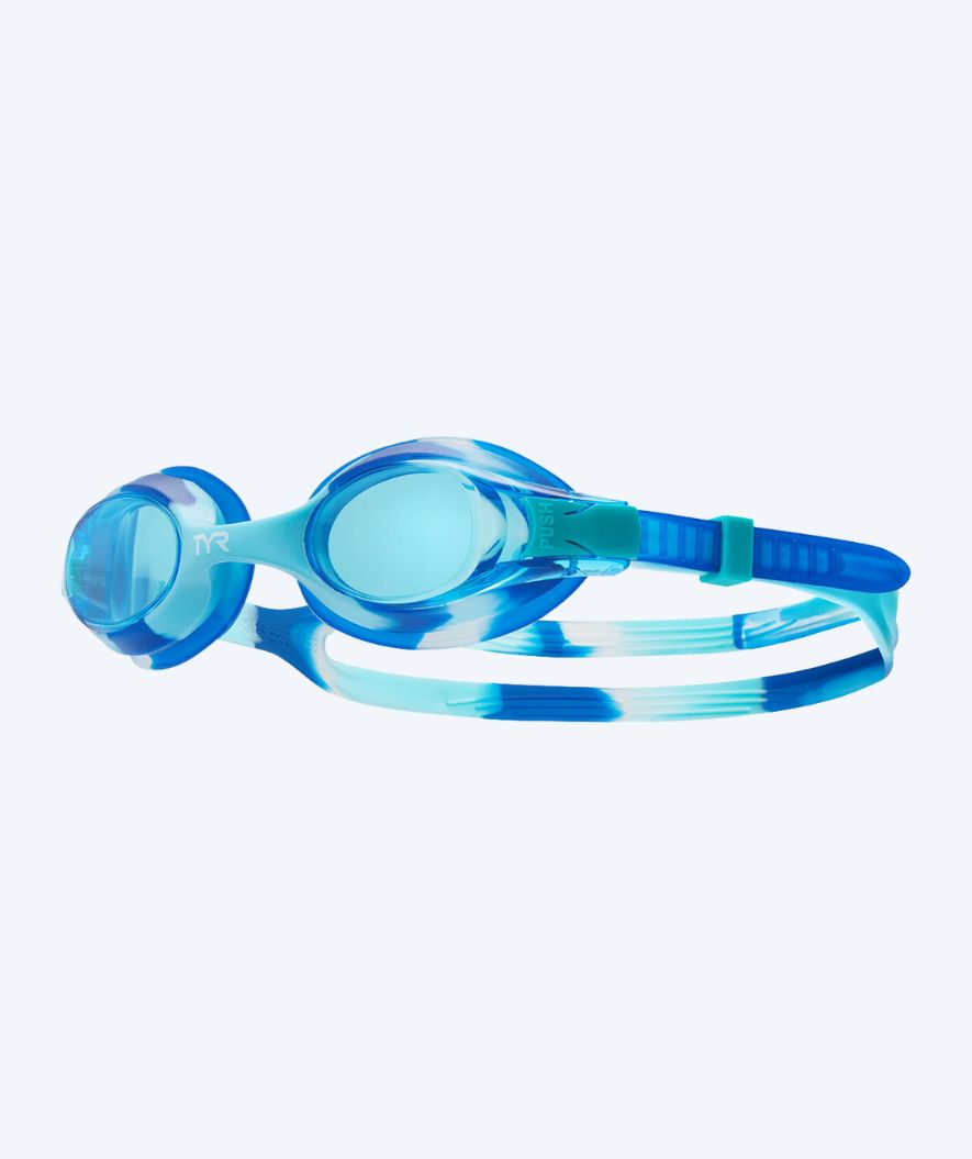 TYR kind zwembril - Swimple - Donkerblauw/lichtblauw