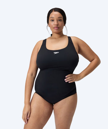 Speedo dames grote maaten badpak - Endurance Medalist - Zwart
