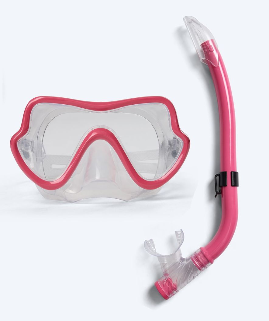 Watery junior Combo snorkelset (8-15) - Trigger - Rood