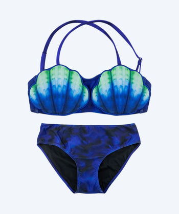 Fin Fun kind zeemeermin bikini - Royal Shell - Laguna Blue