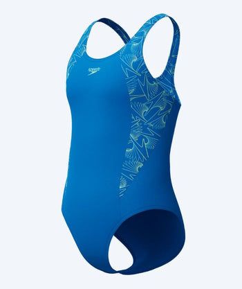 Speedo meisjes badpak - Hyperboom Splice Muscleback - Lichtblauw