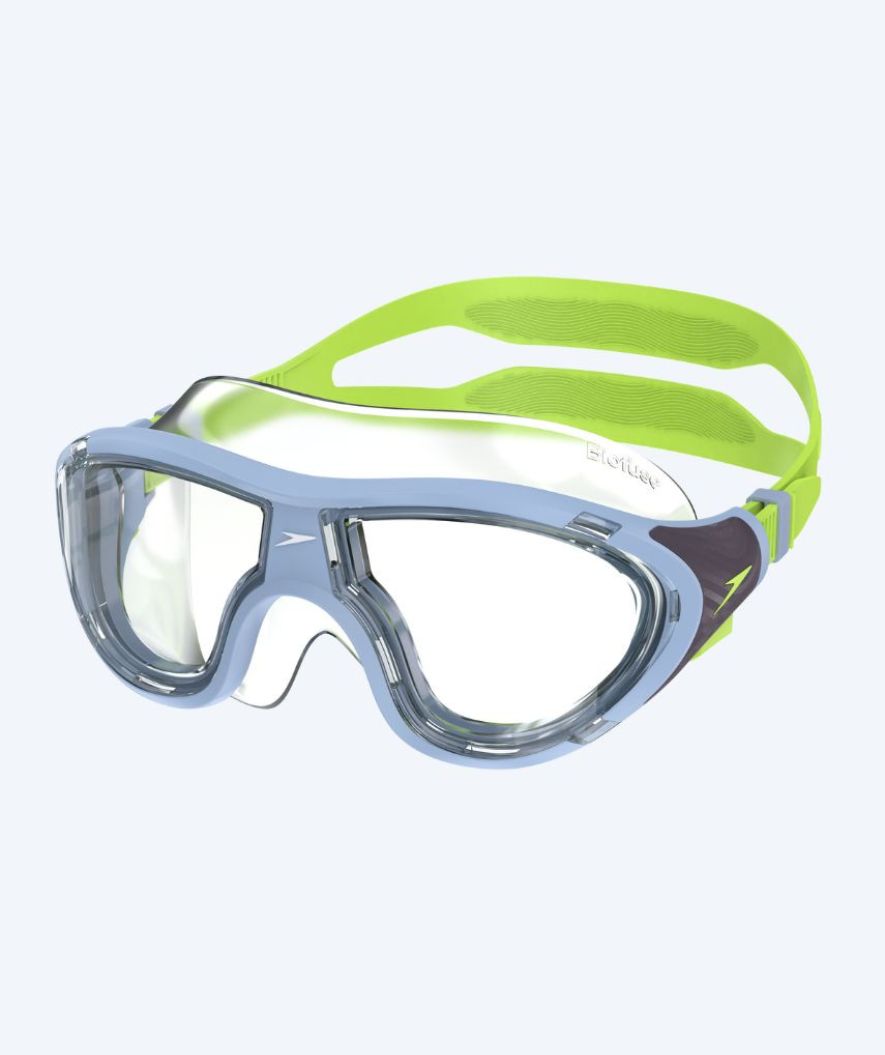 Speedo junior zwemmasker - Biofuse 2.0 - Groen/grijs