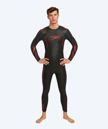 Speedo heren wetsuit - Xenon - Zwart/rood