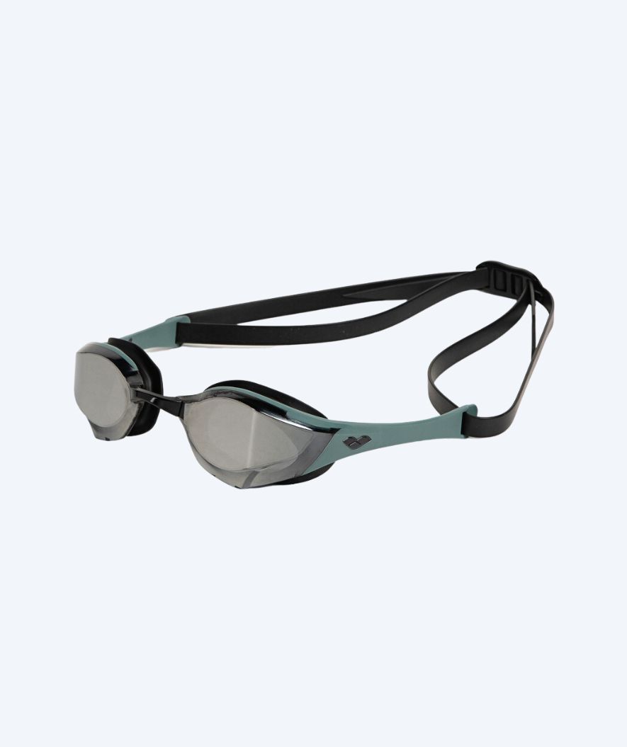 Arena Elite zwembril - Cobra Edge SWIPE Mirror - Zwart (Zilver mirror)