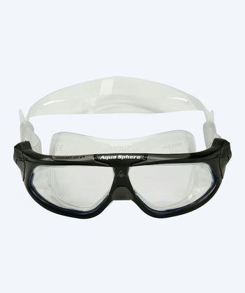 Aquasphere volwassenen duikbril - Seal 2.0 - Zwart/helder