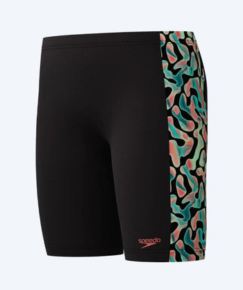 Speedo jongens zwemjammer - Digital Panel - Zwart/Groen
