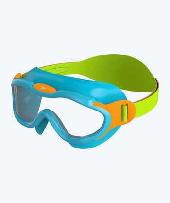 Speedo kind zwemmasker (2-6) - Biofuse 2.0 - Groen/oranje