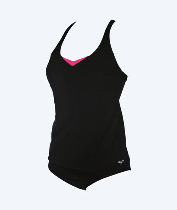 Arena dames tankini - Alicia - Zwart/roze