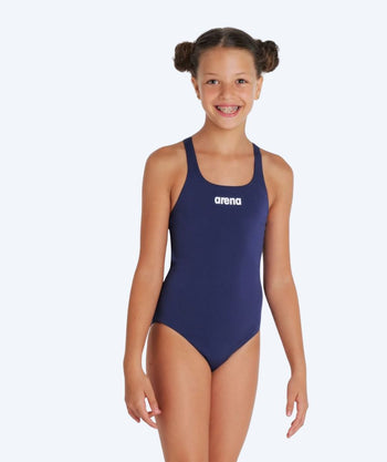Arena meisjes badpak - Team Swim Pro Solid - Donkerblauw
