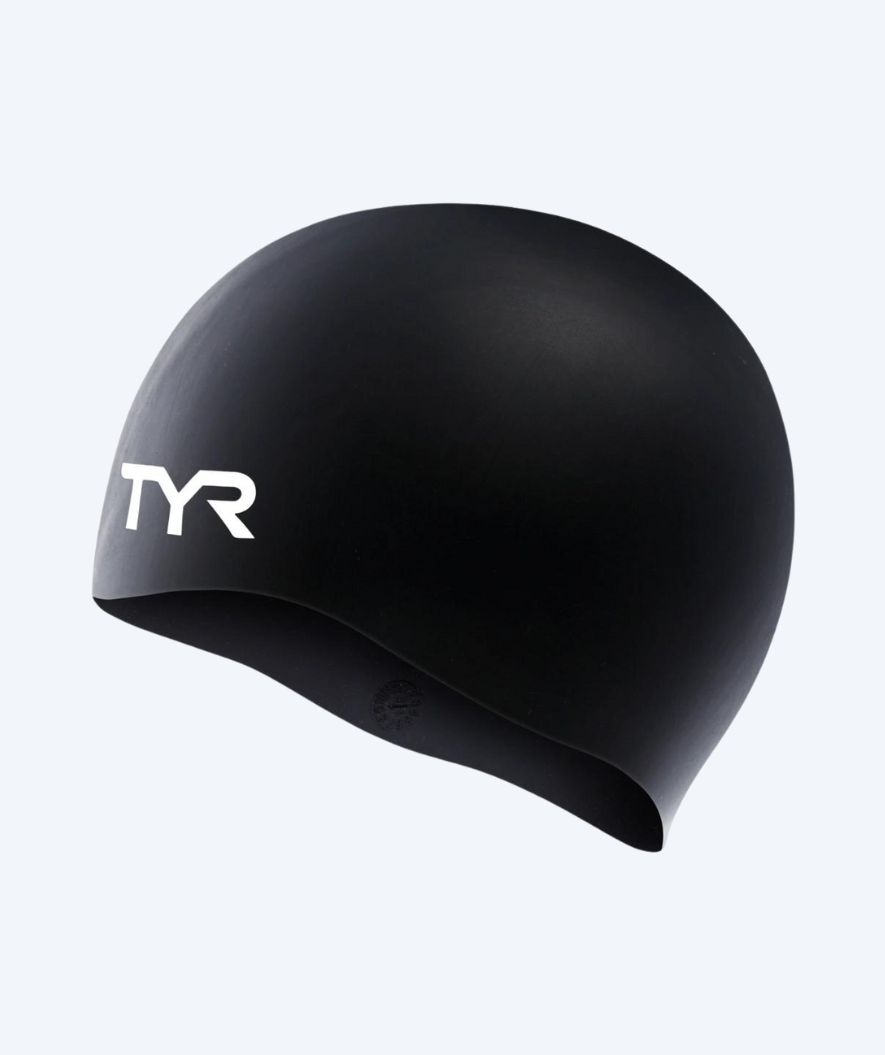 TYR badmuts - Silicone - Zwart