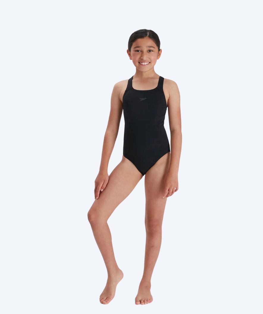 Speedo meisjes badpak - Eco Endurance+ Medalist - Zwart