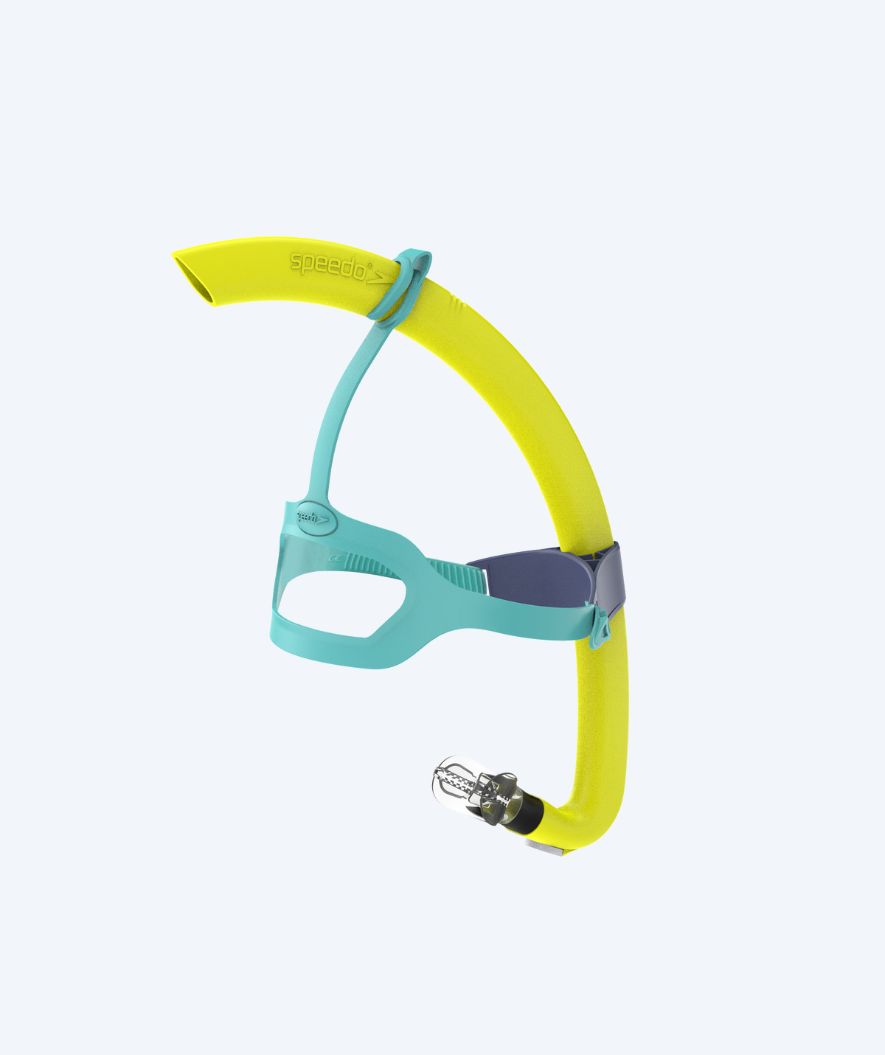 Speedo junior zwemsnorkel - Bullet Head - Geel/turkoois