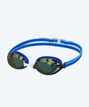 Speedo kind wedstrijd zwembril (6-14) - Vanquisher 3.0 Mirrored - Blauw/goud